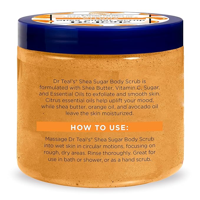 Dr Teal's Shea Sugar Body Scrub, Citrus - Image 11