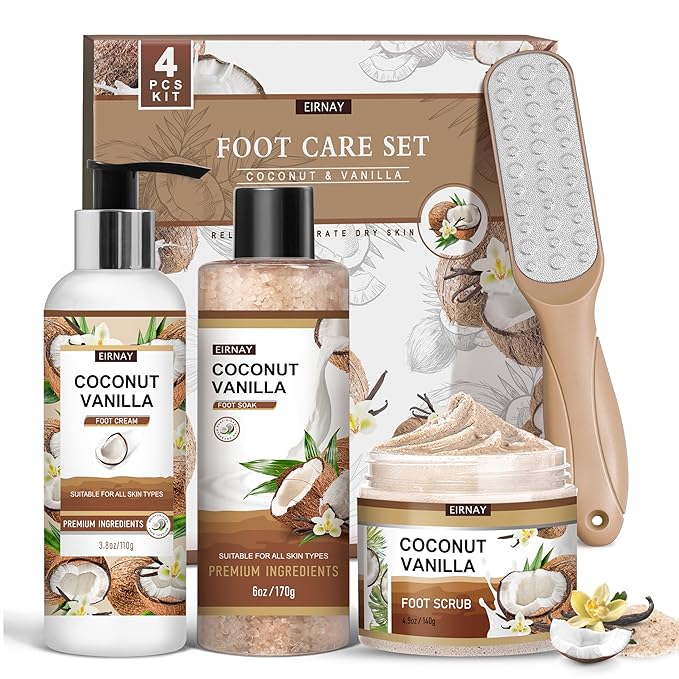 Coconut & Vanilla Foot Soak Set by Unknown