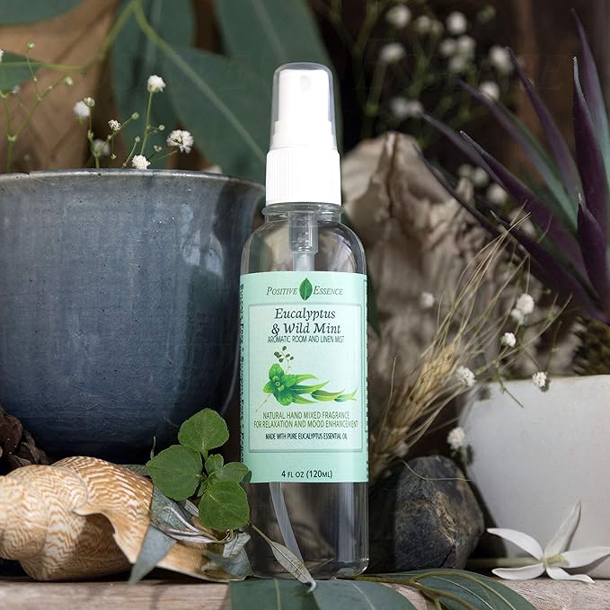 Eucalyptus & Wild Mint Room and Linen Spray, Natural Aromatic Mist Made - Image 2