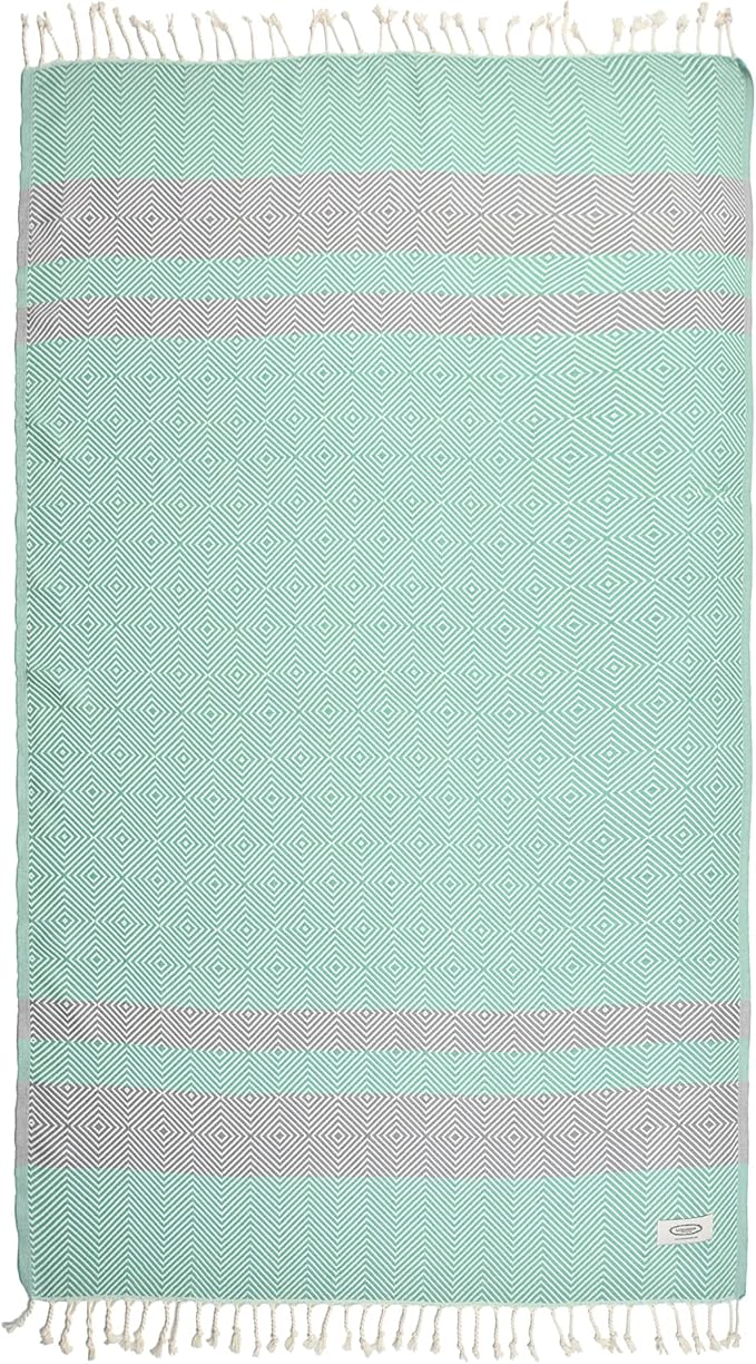 Beach Towel | Cotton Beach Towels, Sand Free, Highly Absorbent, Quick Dry by LA%60HAMMAMFINELIVING