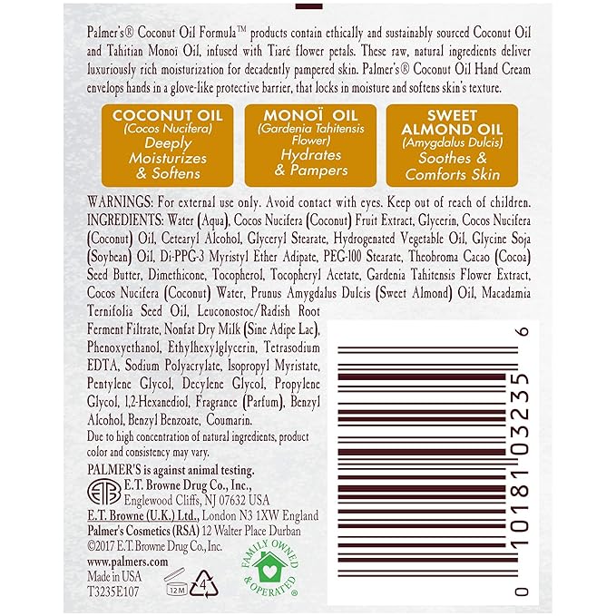 Palmer's Coconut Oil Formula Hand Cream - Image 13