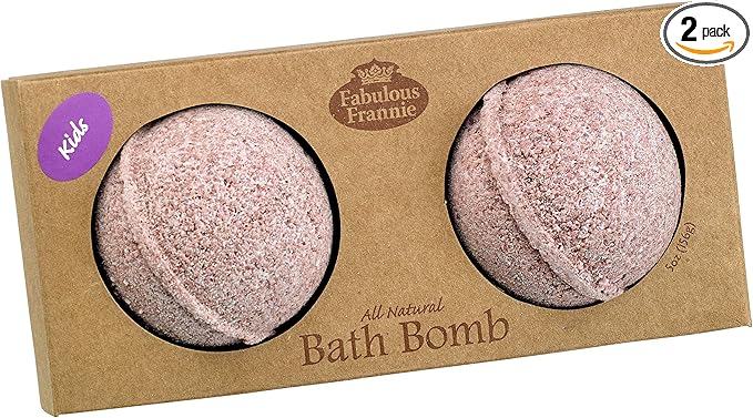 Fabulous Frannie Kid's Peace and Calm Natural, Handmade Bath Bomb Gift Set by Fabulous+Frannie