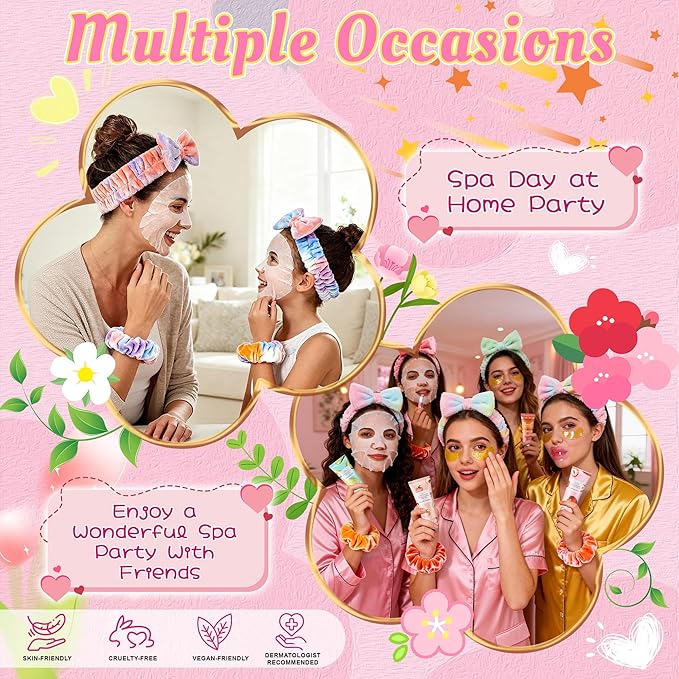 136 PCS Party Favors Bags for Eye Mask Lip Balm Hand Cream & Face Mask Skincare - Image 3