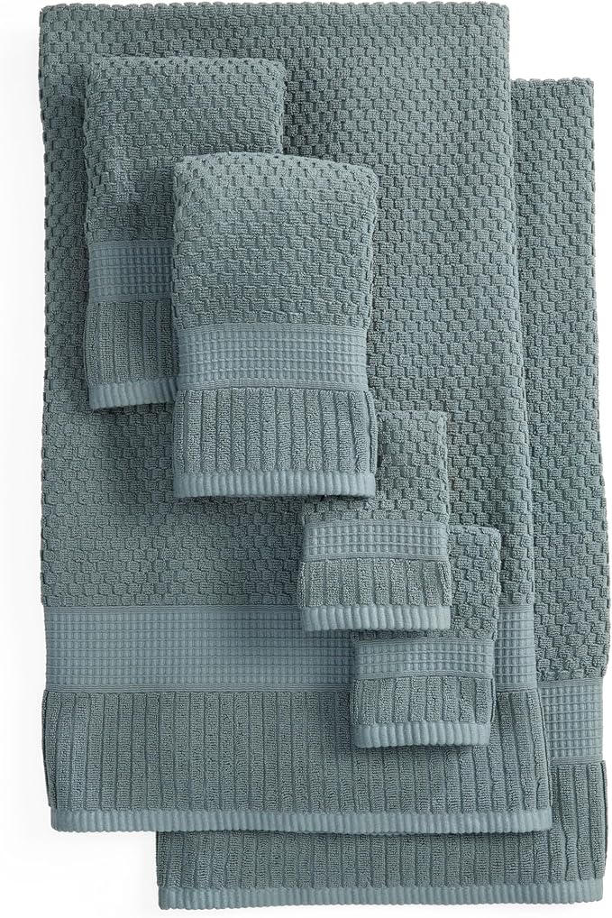 NY Loft 100% Cotton Towel Set 6 Piece | Super Soft & Absorbent Quick-Dry 2 Bath - Image 8