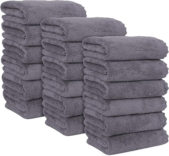 MOONQUEEN 18 Pack Premium Hand Towels by MOONQUEEN