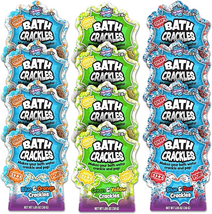 Tub Works® Bath Crackles Bath Toy, Variety 12 Pack | Nontoxic & Fragrance-Free - Image 8