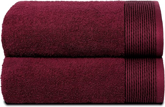 BELIZZI HOME Ultra Soft 2 Pack Oversized Bath Towel Set 28x55 inches, 100% by Unknown