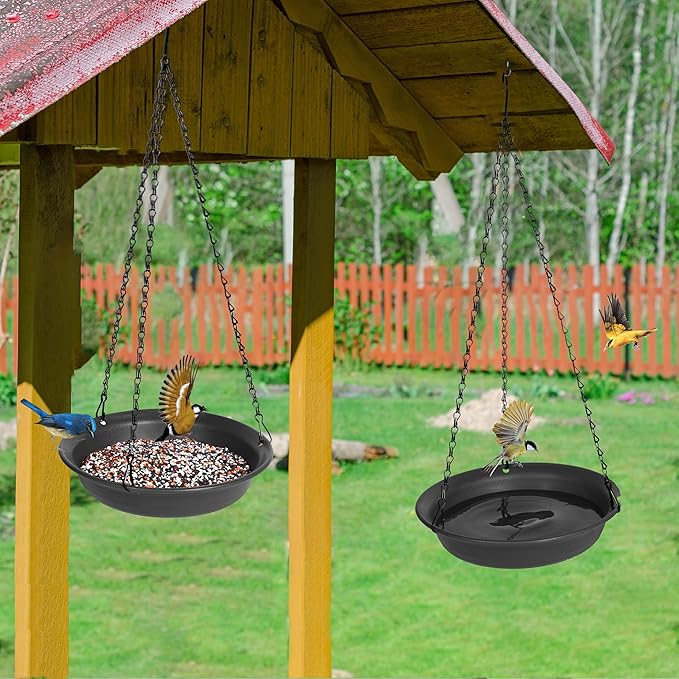 VUWEZ Hanging Bird Bath, Hanging Bird Water Feeder - Image 6