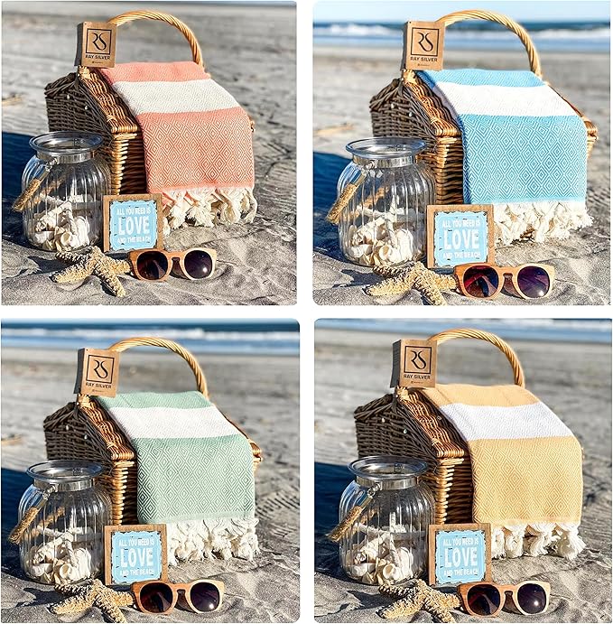 Turkish Beach Towels Oversized Clearance XL 40x71- Sand Free Beach Towel- 100% - Image 2