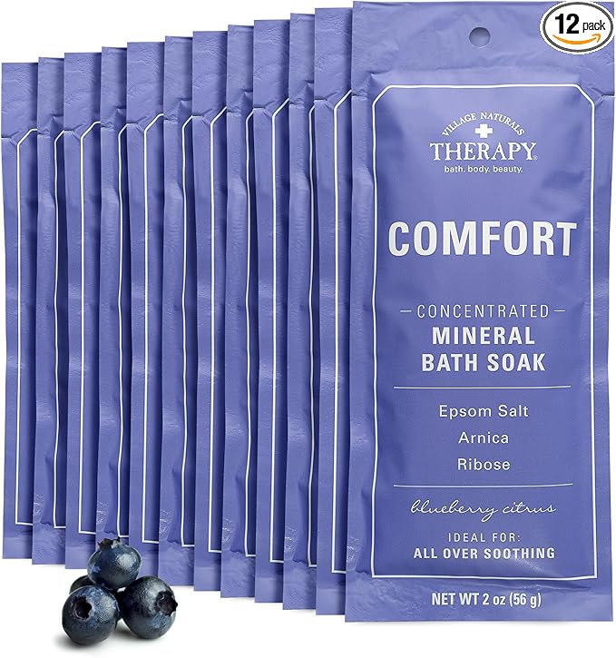 Village Naturals Therapy, Comfort Concentrated Mineral Bath Soak, 2 Oz by VillageNaturalsTherapy
