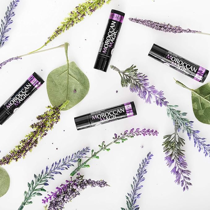 Moroccan Magic Organic Lavender Vanilla Lip Balm 3 Pack | Ultra-Hydrating Argan - Image 8