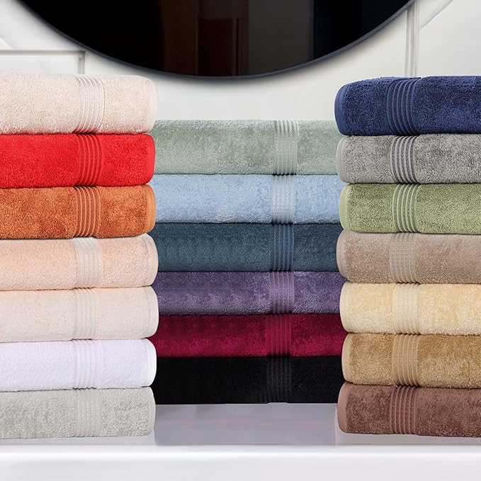 Superior Egyptian Cotton 8-Piece Hand Towel Set, Towel Basics - Image 9