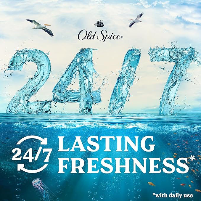 Old Spice Cleansing Body Wash for Men, 24/7 Shower Fresh - Image 4