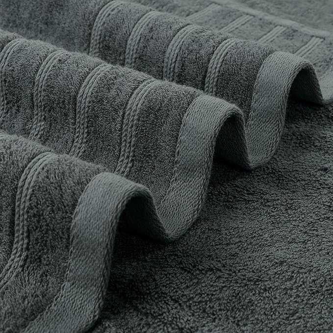 Avalon Towels Bath Towels Set of 4, Size 30 x 60 Inches, Highly Soft and - Image 4