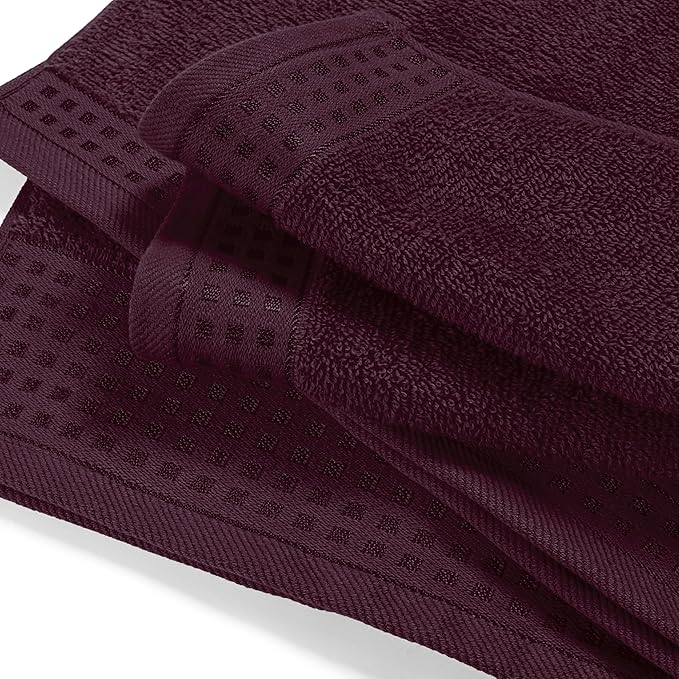 GLAMBURG Ultra Soft 4 Pack Oversized Bath Towel Set 27x54 inches, 100% Cotton - Image 2