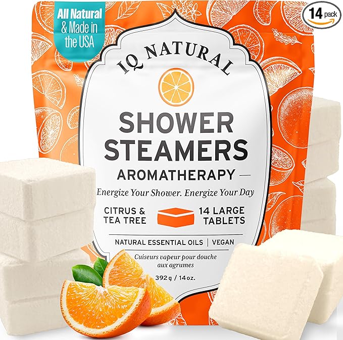 Citrus Shower Steamers Aromatherapy by IQNatural
