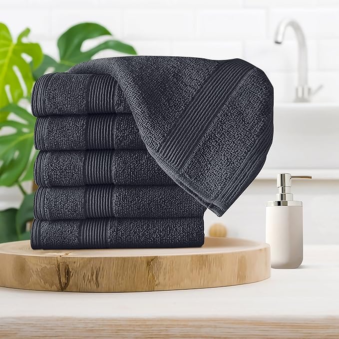 Belizzi Home Ultra Soft 6-Piece Hand Towel Set 16x28-100% Ringspun Cotton - Image 3