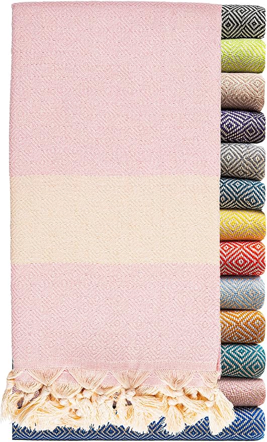 Turkish Beach Towel Oversized Clearance XL 40x71- Sand Free by RaySilver