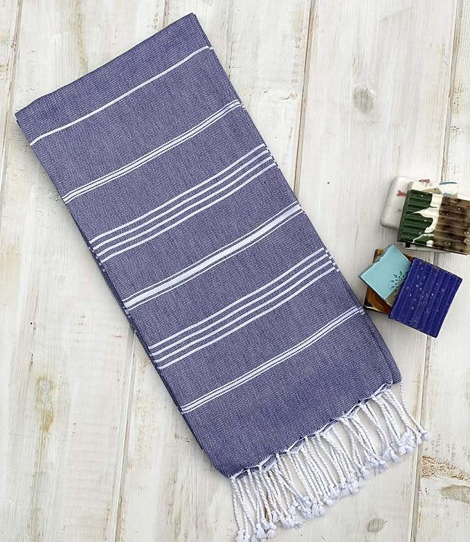 Beach Towel 100% Cotton Turkish Beach Towel Adult 38x70 Inch Pre-washed - Image 2