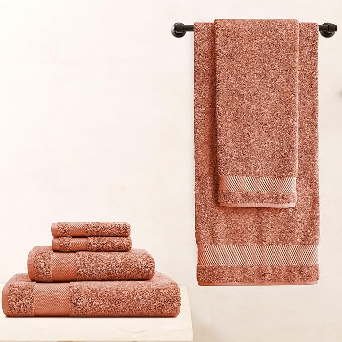BIOWEAVES 100% Organic Cotton 700 GSM Plush 6-Piece Premium Towel Set GOTS - Image 6
