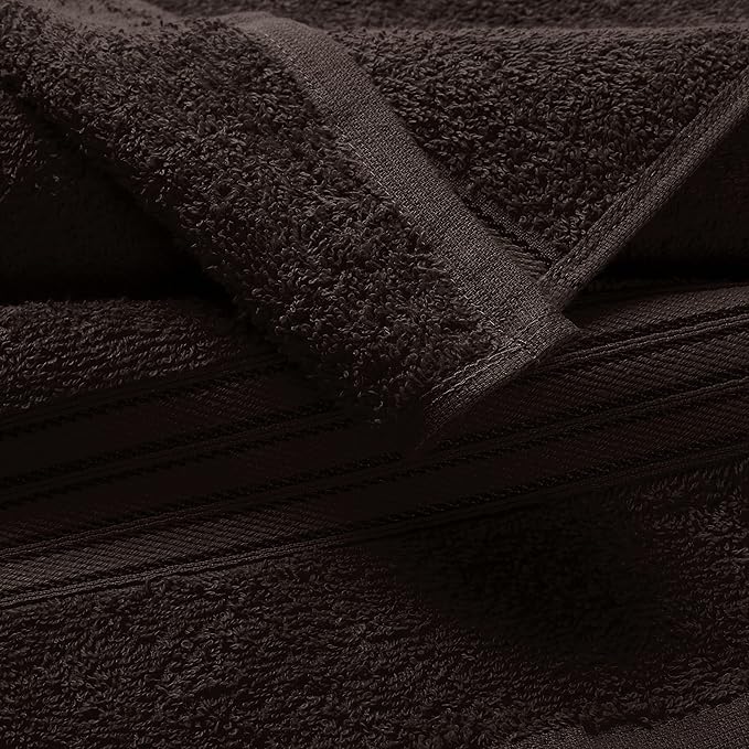 BOUTIQUO Cotton 2 Pack Bath Towel Set 28x55, Eco-Friendly Large Bath Towels - Image 2