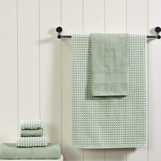 Modern Threads 6 Piece Cotton Bath Towel Set – Ultra Soft 600 GSM Towels – - Image 2