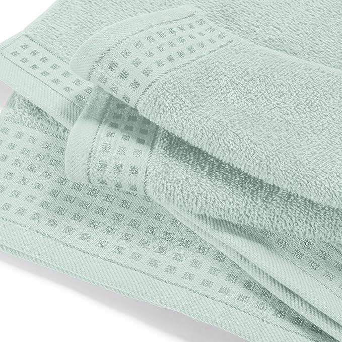 GLAMBURG 100% Cotton Oversized 2 Pack Bath Sheets 35x70, Ultra Soft Highly - Image 2