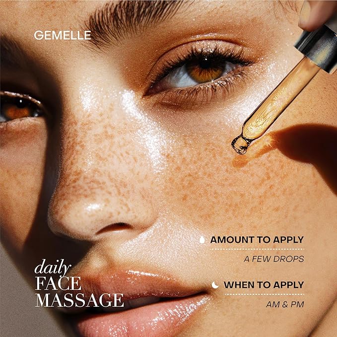 GEMELLE Lymphatic Anti-Aging Face Oil | 10x Award Winner | Vitamin C, A | - Image 6