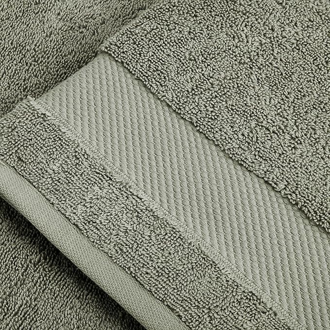 BIOWEAVES 100% Organic Cotton 700 GSM Plush Luxury Bath Towels - Image 5