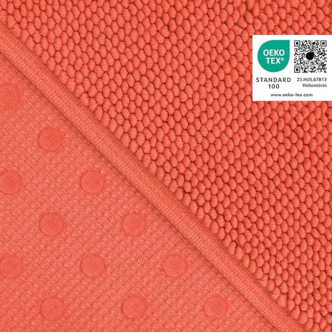 Cotton Paradise 100% Cotton Non Slip Bath Mats - Image 5