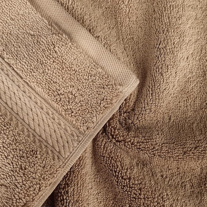Superior Egyptian Cotton Pile 8 Piece Towel Set, Includes 2 Bath, 2 Hand - Image 5
