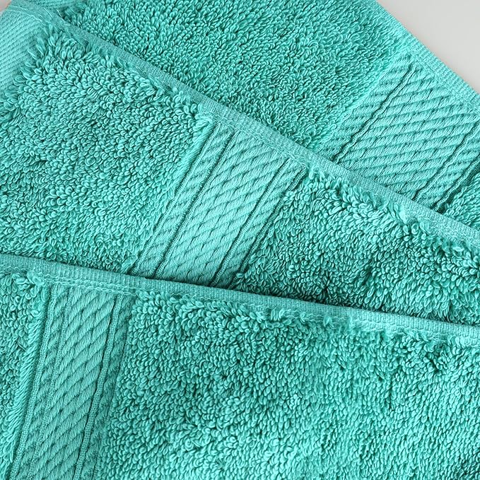 SUPERIOR Egyptian Cotton Pile 8 Piece Towel Set, Includes 2 Bath, 2 Hand - Image 8