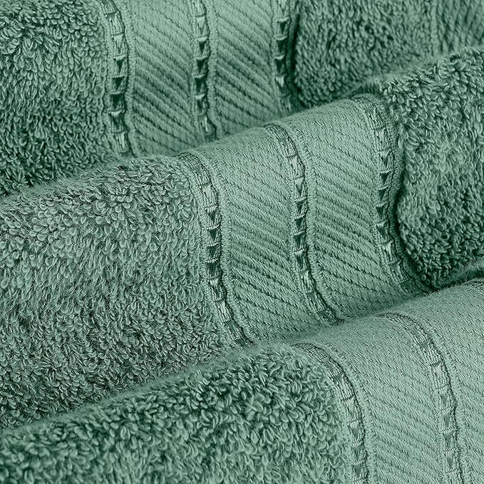 Modern Threads 4-Pack SpunLoft Bath Sheet White 35x70 - Image 4