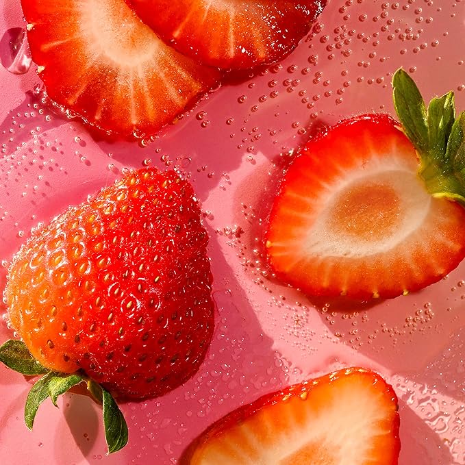 eos 100% Natural & Organic Lip Balm- Strawberry Sorbet, All-Day Moisture - Image 3