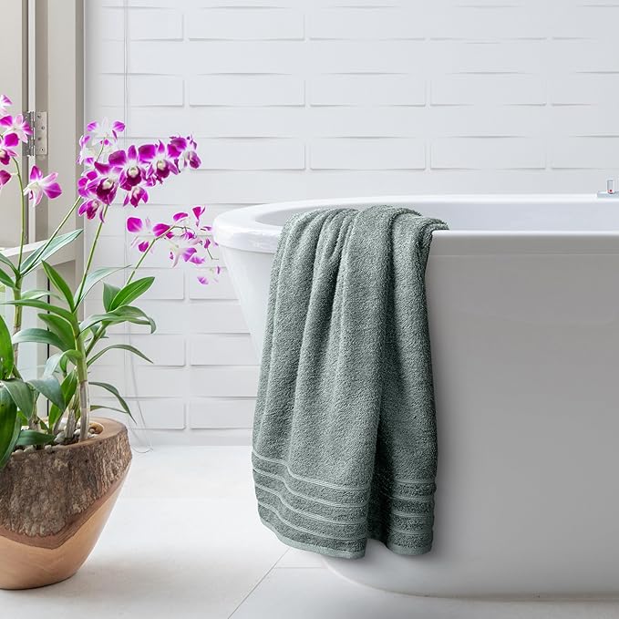 Avalon Towels Bath Towels Set of 4, Size 30 x 60 Inches - Image 5