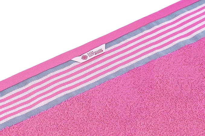 CASA COPENHAGEN He & She 6Pcs 100% Egyptian Cotton Large Designer Towels Gift - Image 9