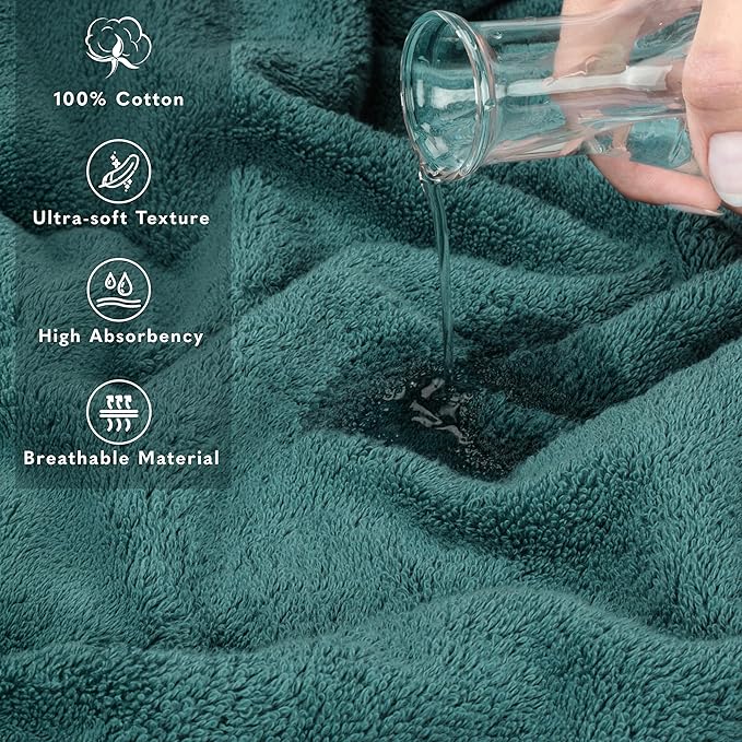 American Soft Linen 100% Cotton 600 GSM Turkish 40x80 Oversized Bath Towel Sheet - Image 4