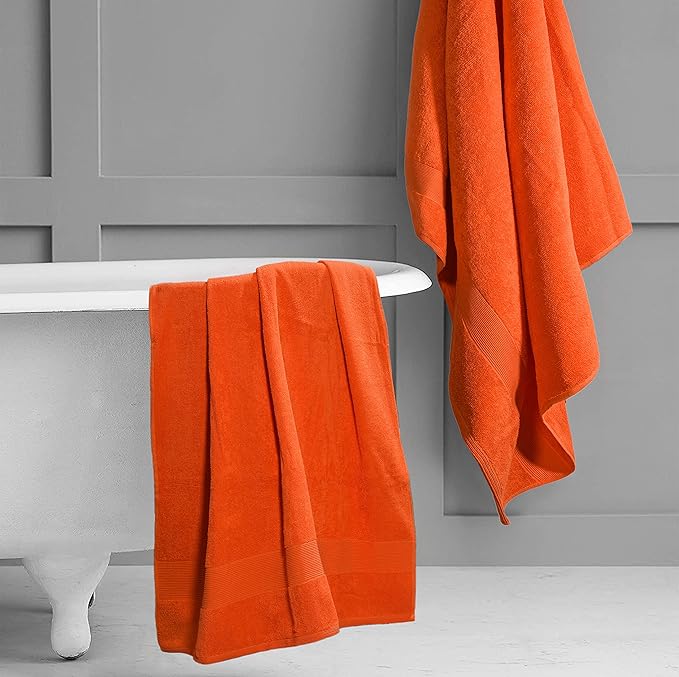 Belizzi Home Premium Cotton Oversized 2 Pack Bath Sheet 35x70-100% Pure Cotton - Image 4