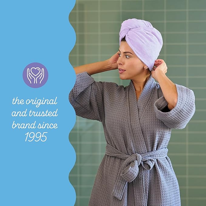 Turbie Twist 2-Pack Microfiber Hair Towel - Image 6