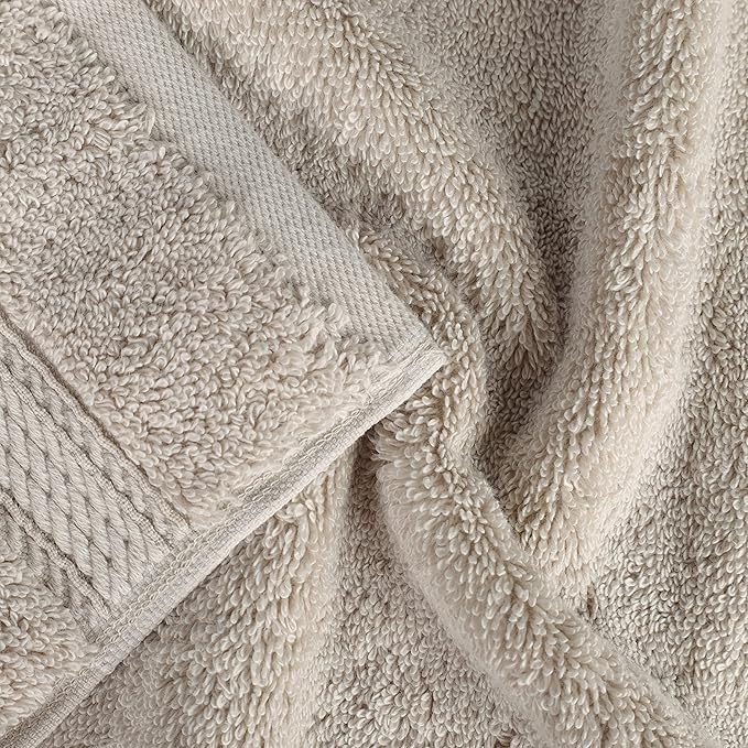 SUPERIOR Egyptian Cotton Pile Bath Sheet Set of 2, Ultra Soft Luxury Towels - Image 5