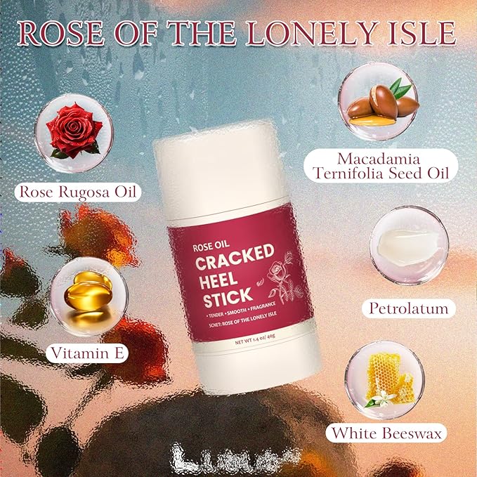 TEAWOO 2 Pcs Cracked Heel Treatment & Repair Stick Set – Rose Oil Infused - Image 2