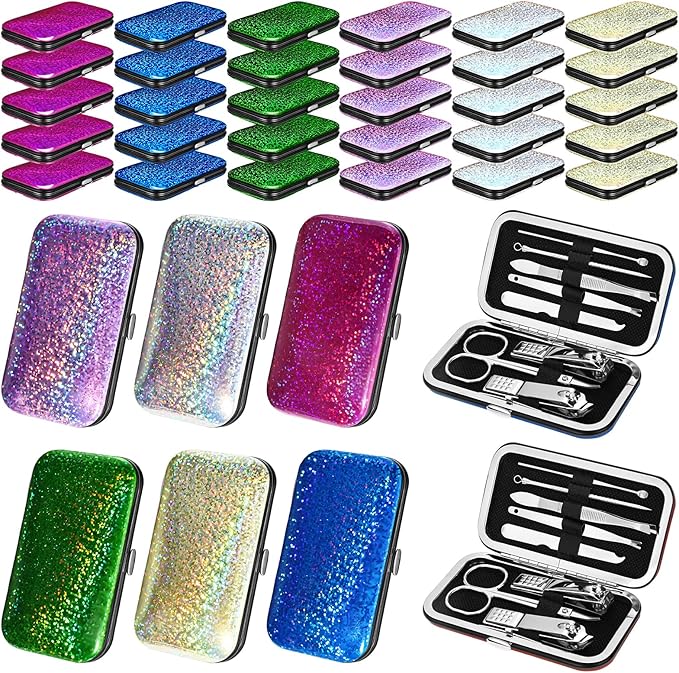 30 Sets Bulk Gifts for Women Manicure Set Bulk Professional Nail Care Kit Nail by Leriton