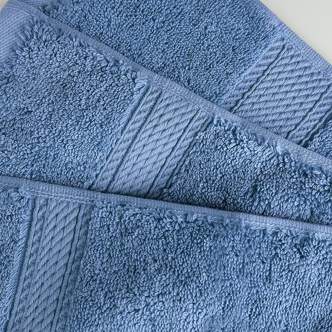 SUPERIOR Egyptian Cotton Pile 8 Piece Towel Set, Includes 2 Bath, 2 Hand - Image 7