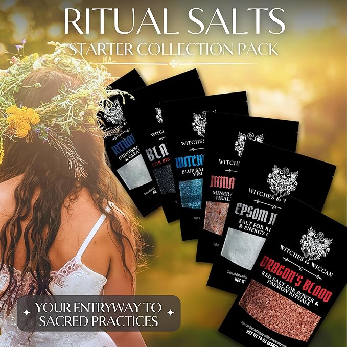 Blue Witch's Dream Sea Salt for Psychic Vision & Astral Travel Rituals – - Image 7