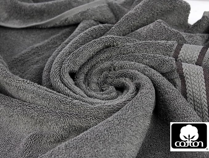 Cotton Craft Ultra Soft 12 Pack Wash Cloths 12x12 Charcoal Weighs 2 Ounces Each - Image 6