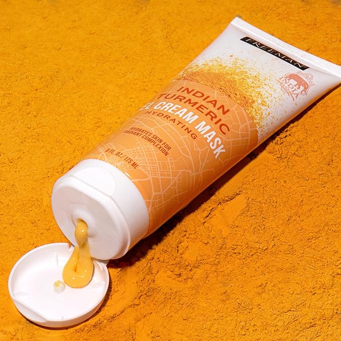 Freeman Exotic Blends Hydrating Indian Turmeric Gel Cream Facial Mask, 6 - Image 5