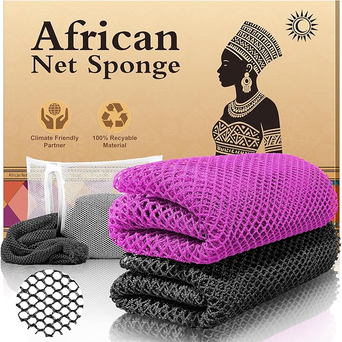 2-Pack African Net Sponge by SpiralScgv