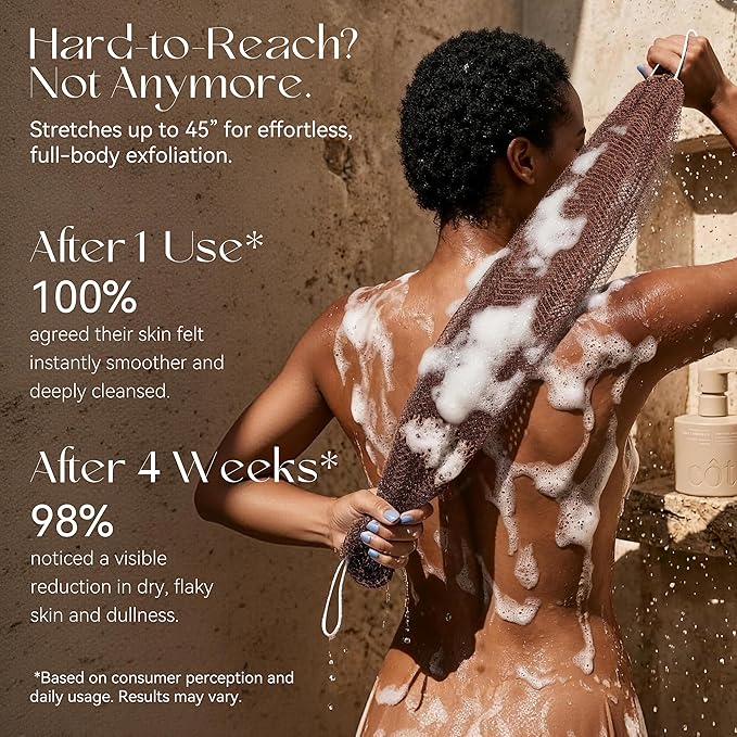 CORATED African Net Sponge Authentic, Shower Loofah Exfoliating Bath Net Sponge - Image 5