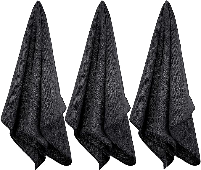 POLYTE Professional Quick Dry Lint Free Microfiber Hair Drying Salon Towel - Image 3