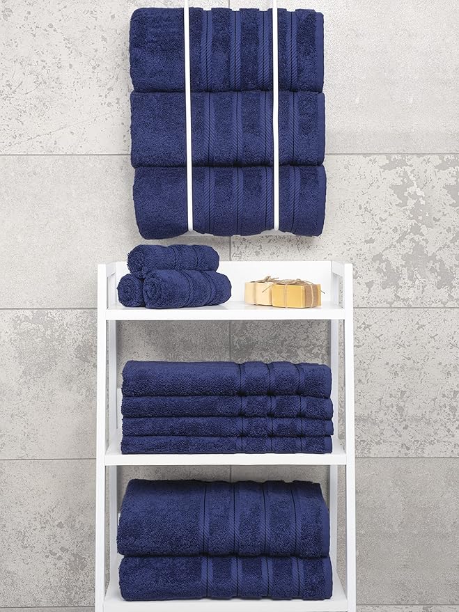 American Soft Linen Luxury 4 Piece Bath Towel Set, 600 GSM 100% Cotton Turkish - Image 7